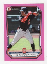 2026 BOWMAN BASEBALL PAPER PINK BORDER 87/175 DAURI FERNANDEZ GUARDIANS #BP-116
