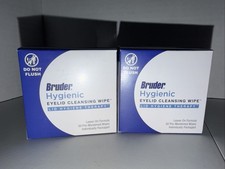 Bruder Hygienic Eyelid Cleansing Wipes 2 Boxes 30 Ct. In Each 60 In Total