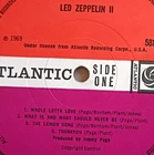 Led Zeppelin LP 2 UK Atlantic Pye Contract  1st Press LOVELY AUDIO A B