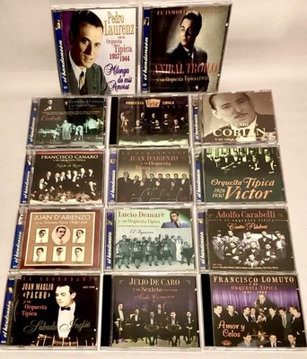 El Bandoneón 14 CD Lot Tango Canaro - Lomuto oop Rare & Out of Print Titles
