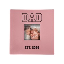 Dad Est. 2026 Photo Album 200 4x6 New Dad Father's Day Gift