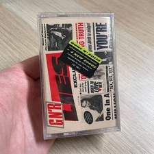 Guns N' Roses - G N' R Lies - 1988 US Cassette SEALED & Hype Sticker : )