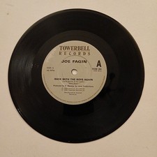 Joe Fagin 'Back With The Boys Again' 7" Vinyl Single. Very Good Condition