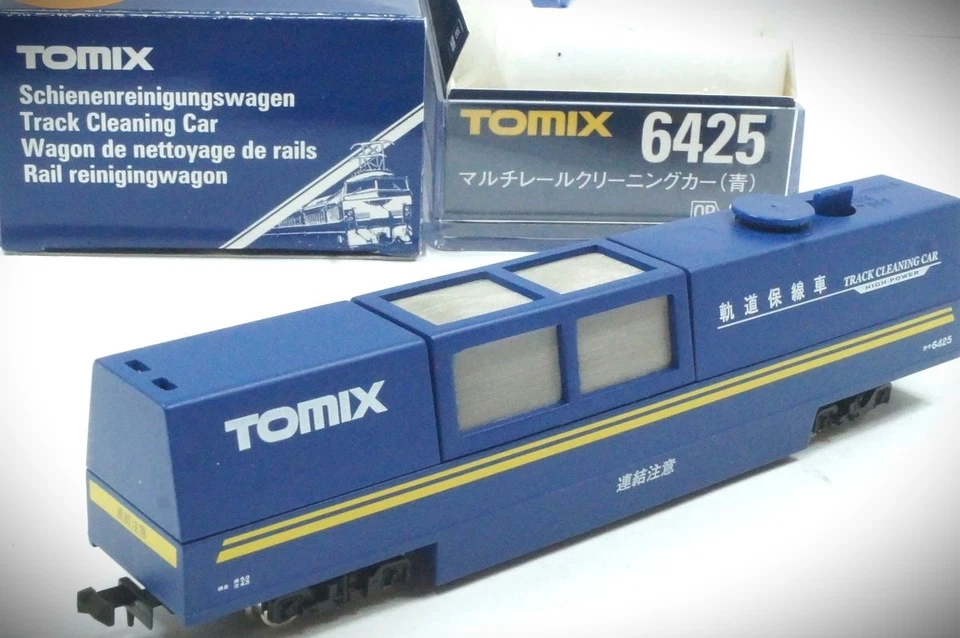 1:160 Spur N TOMIX 6425 Schienenreinigungswagen  mit Staubsauger, digital in OVP