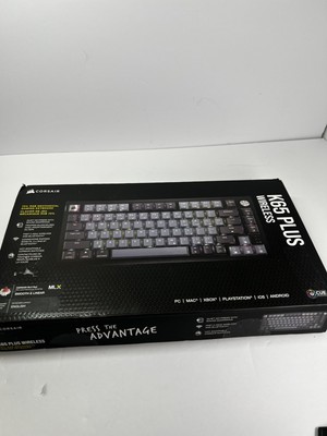 Corsair K65 Plus Wireless 75% RGB Hot-Swappable Mechanical Gaming Keyboard Black
