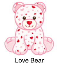 Webkinz Classic Love Bear Code Only - Virtual Pet Kinz