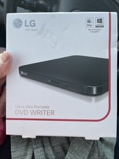 LG Ultra Slim Portable DVD Writer SP80NB80 For Mac & Windows New Sealed M-Disc