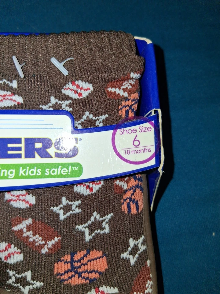 Zapatos Skidders originales a prueba de agarre antideslizante bebé niño pequeño talla 6 Foto 2 de 4