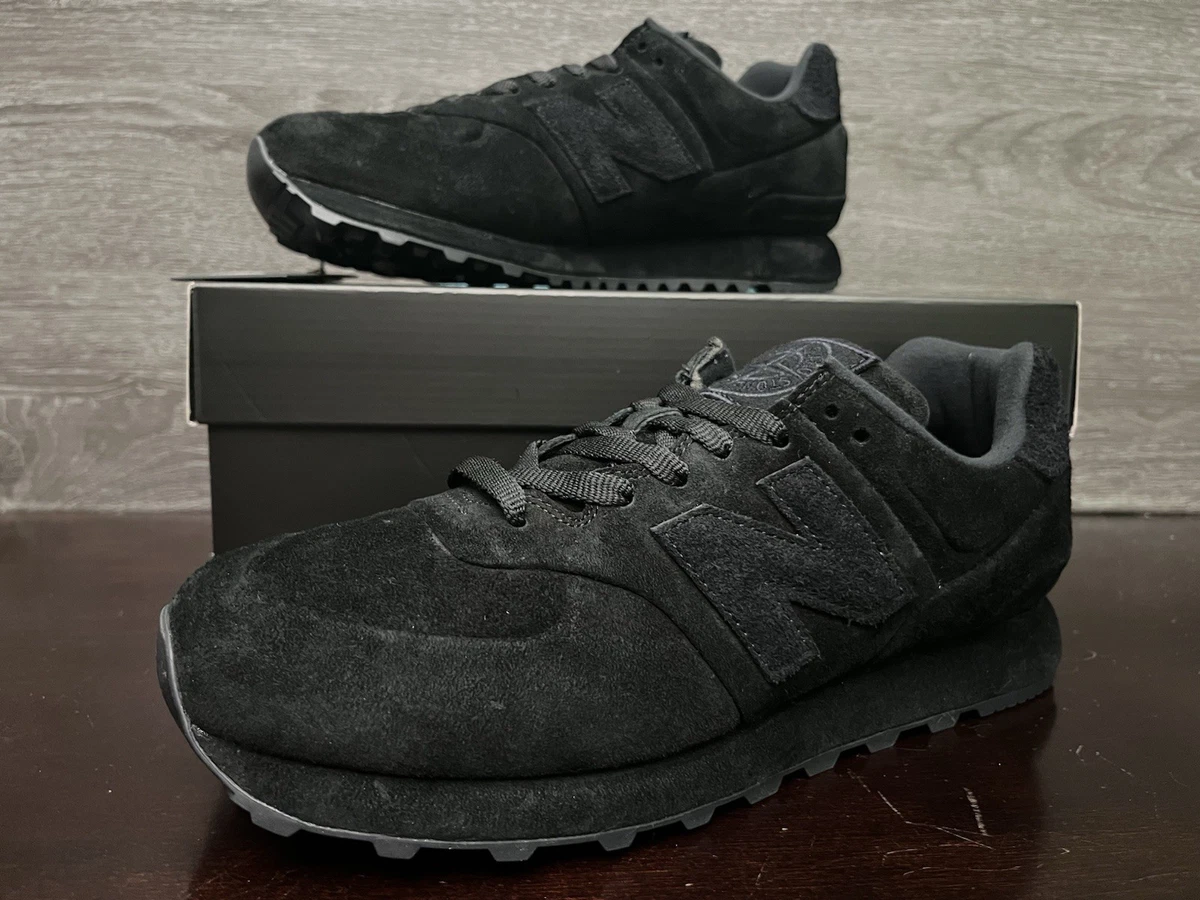 Stone Island x New Balance 574 Ghost Pack - Navy Blue for Sale