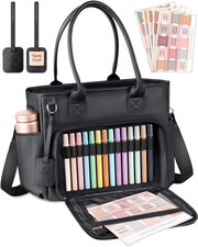 Large Bible Bag with Bible Cover Case for Women, Church Bag with Shoulder Str...