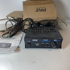 PYLE HOME 25-Watt Mini Blue Series Bluetooth Stereo Power Amplifier, PCA12BT