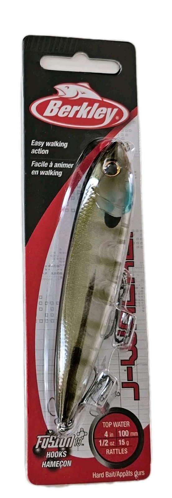 (Set of 5) Berkley J-Walker 100 Topwater Lures 1/2 oz, 4" 5 Colors In Set New - Image 11