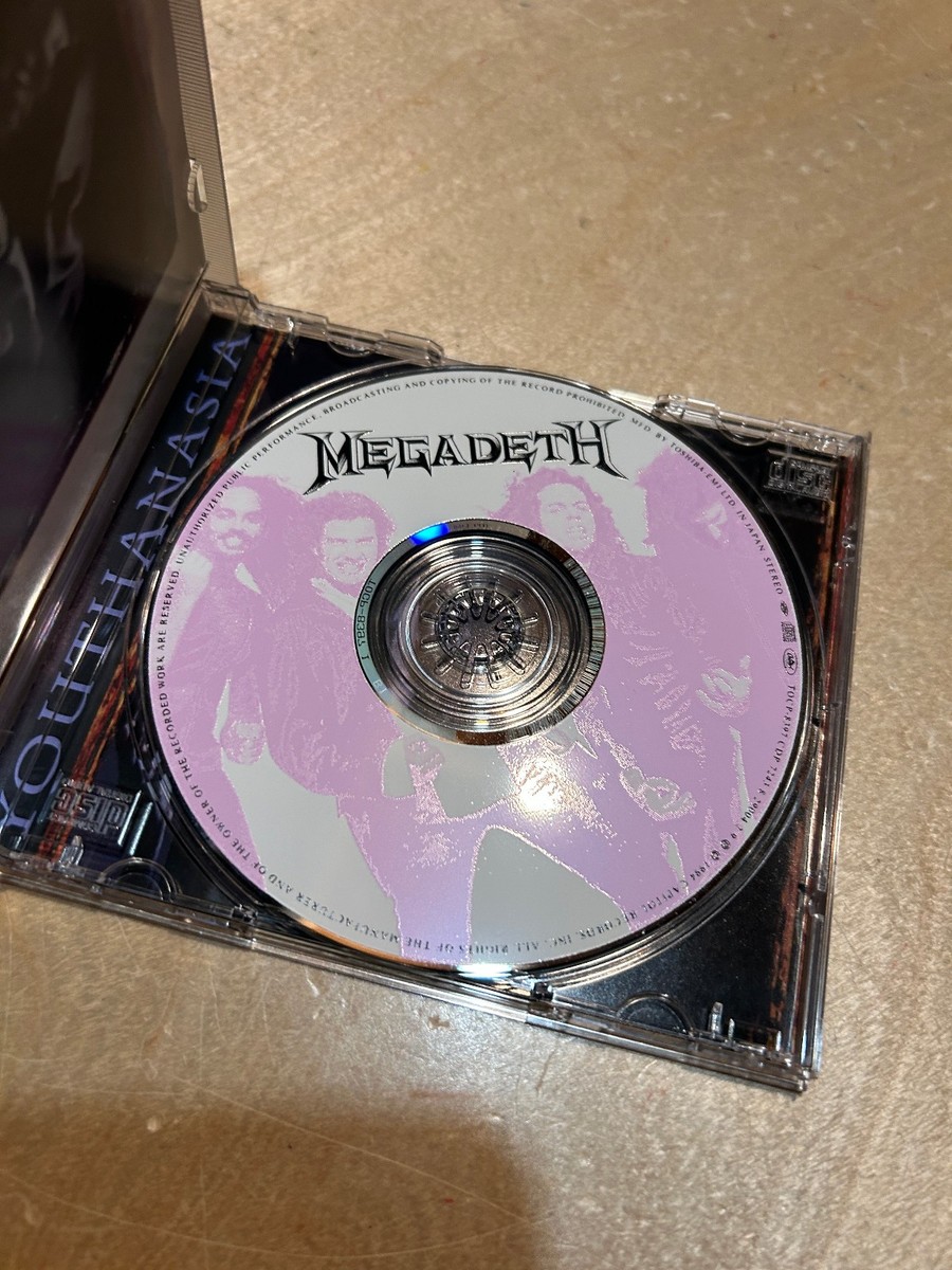 Megadeth -Youthanasia 1994 CD JAPAN EDITION TOCP-8397 | eBay