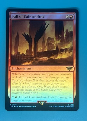 MTG Lord Of The Rings #124 Fall of Cair Andros Foil