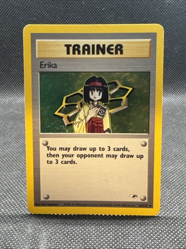 Erika 016/132 Gym Heroes Holo LP Pokemon TCG