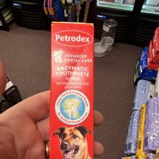 Petrodex Advanced Dental Care Enzymatic Toothpaste for Dogs, Fresh Breath Paste