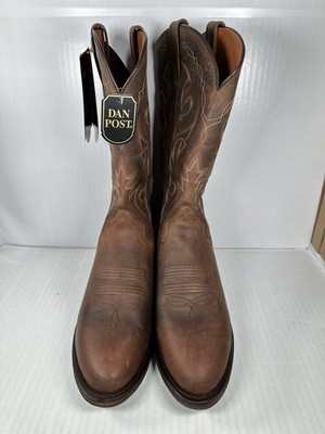 Size 10.5 Dan Post Renegade Bay Apache 2159 Snip Toe Leather  display picture 1