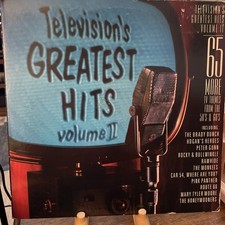 1986 Television's Greatest Hits Vol. II 65 TV Themes 2 LP Albums Record Vinyl EX