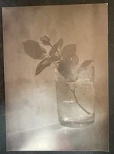 art postcard OS Josef Sudek Remembrances 1990 photography gallery invitation