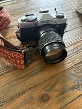 Vintage Minolta XG-1 35mm SLR Film Camera W/ Lens As-is