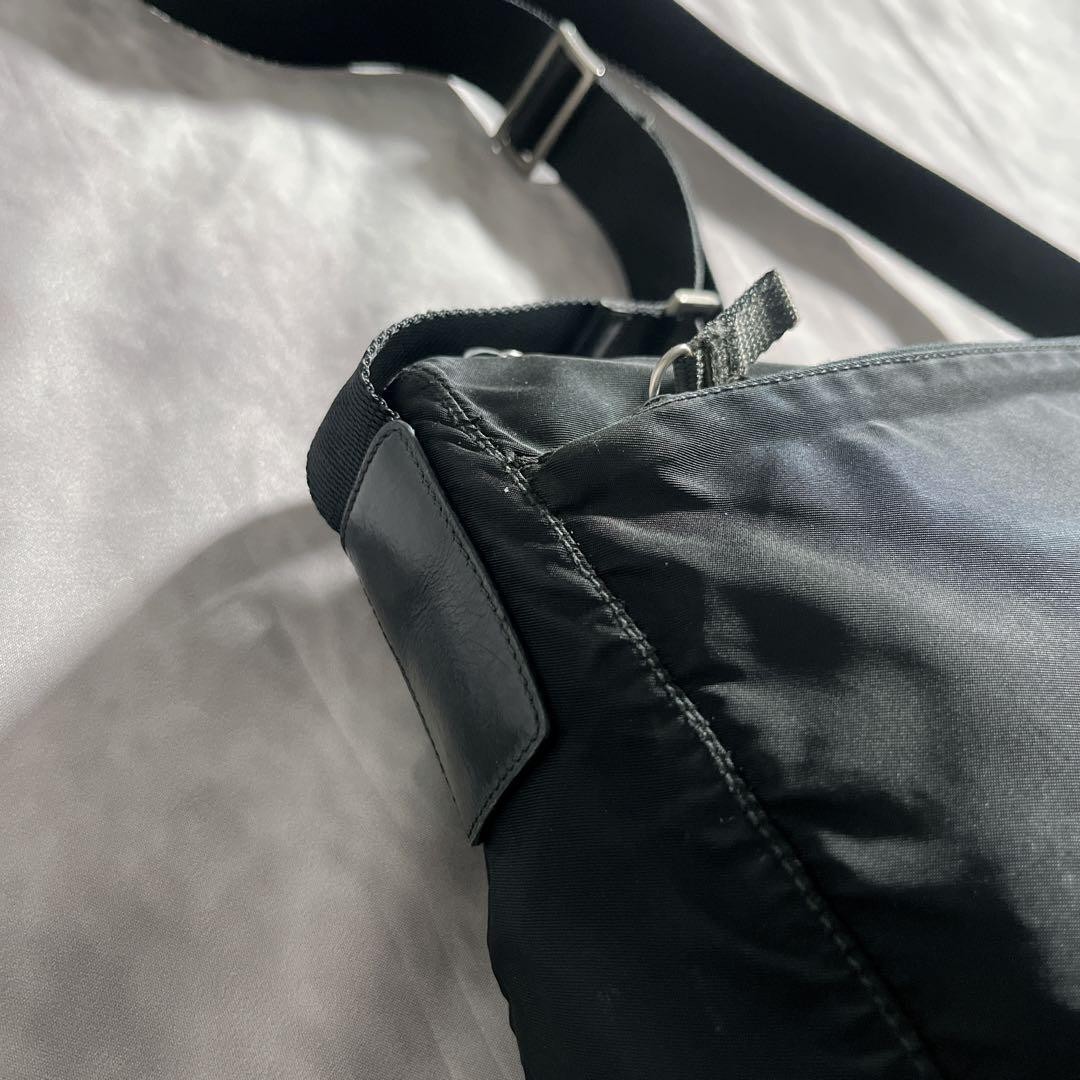 Prada Camera Bag Black Nylon Shoulder Vintage Authentic thumbnail 2