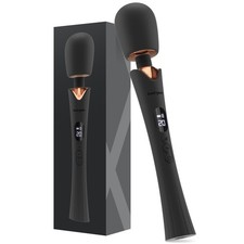 bed geek Cordless Wand Massager   1 Count Pack of 1 , Black  Rose Gold
