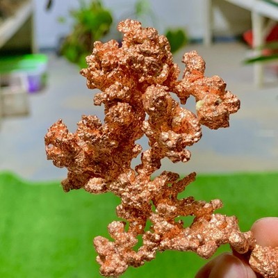105G Rare!! iridescent Native Copper crystal mineral specimen
