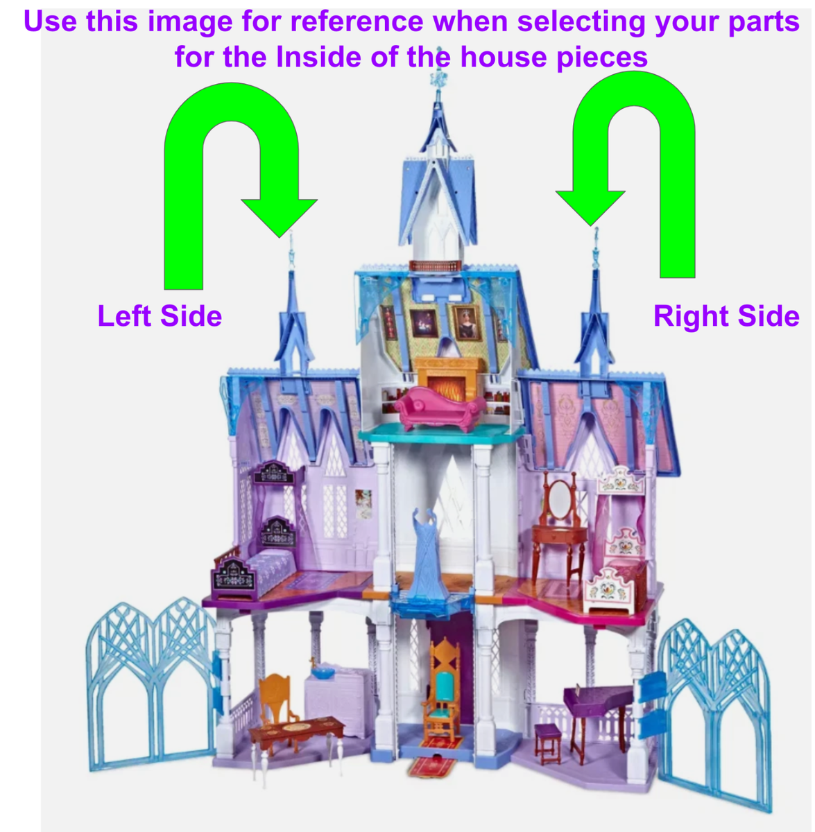 Disney Frozen 2 Ultimate Arendelle Castle Replacement Parts