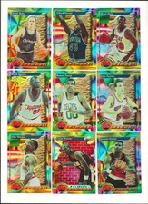 1993-4 Topps Finest Basketball Refractor Lot 42 Cards