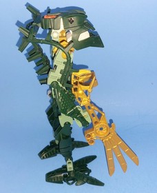 LEGO Bionicle Piraka 8903 Zaktan Green Gold Snake Complete - No Zamors 
