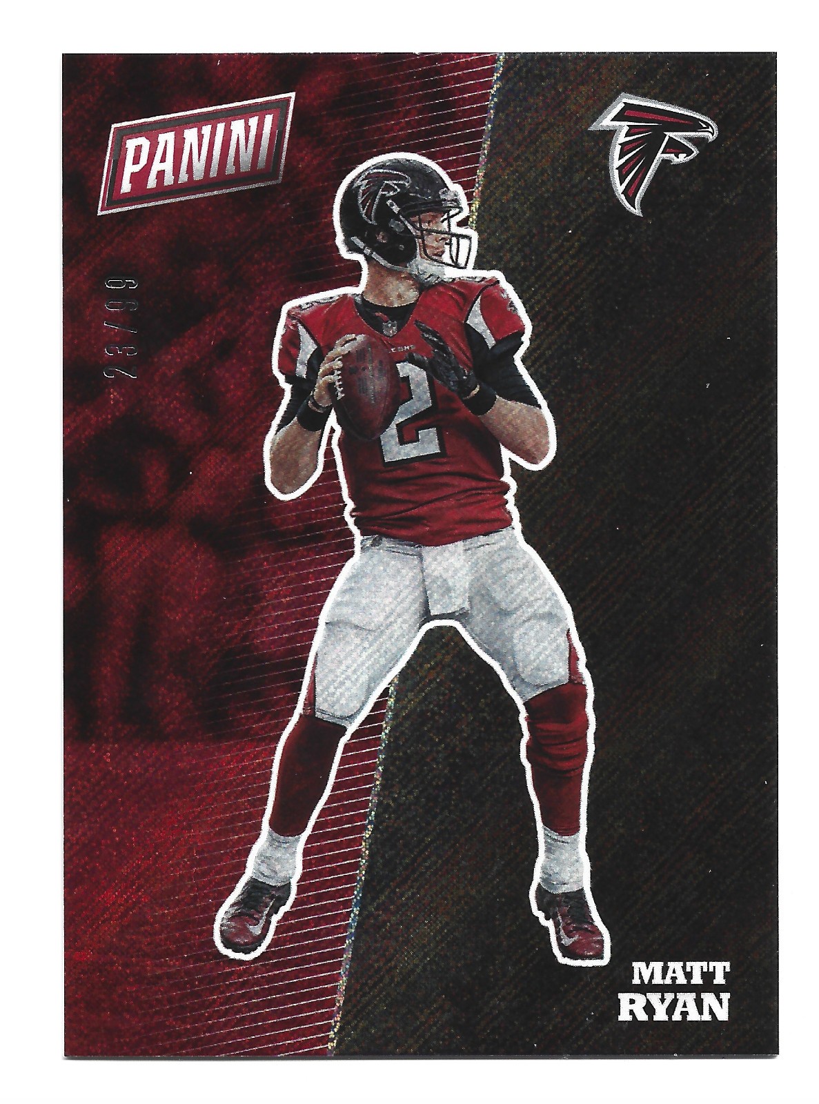 /99 Rapture 2017 Panini National Convention Matt Ryan #FB4 Atlanta Falcons Card