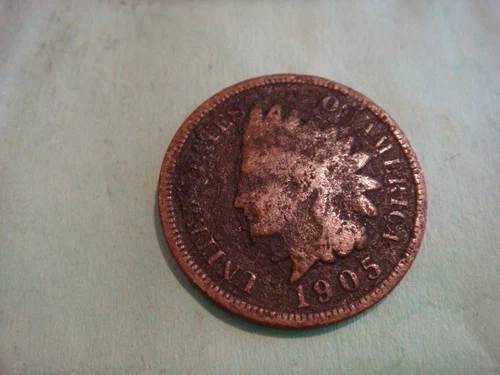 1905 Indian Head Penny IHP in album filling Condition - actual coin in photo