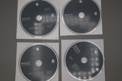 Apple iBook G4 DVDドライブ Apple iBook G4 Mac OS Discs Install Disc SET Additional Software