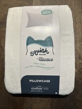 Squish Pillow Original Squishmallows Standard Size Pillow Case White