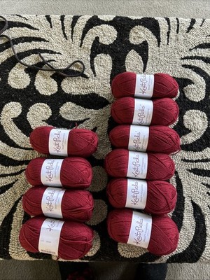 Knit Picks Yarn Lot Of 10 Skeins Stroll Fingering Mulberry Wool Knit Crochet