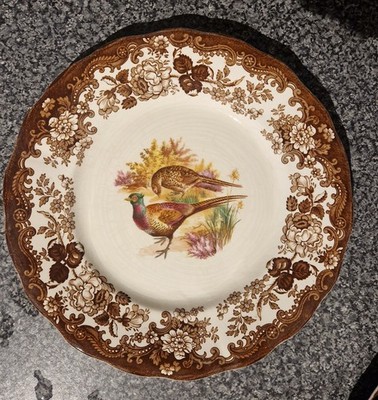 Royal Worcester Palissy Spiel Serie Fasan Teller