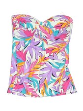 NWT Anne Cole Women Purple Swimsuit Top XS