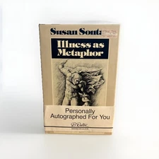 Illness as Metaphor Susan Sontag 1978 First Edition First Print SIGNED NEW HC DJ