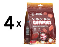 4 x Applied Nutrition Creatine Gummies, Cola Blast - 80 gummies (38,66 EUR/kg)