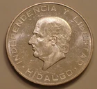 Photo of a 1955 Mexico 10 Pesos Silver from an eBay listing that sold on May 4, 2026