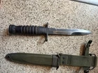 Original WW2 US Military CASE M4 Bayonet Fighting Knife M8A1 PWA Sheath