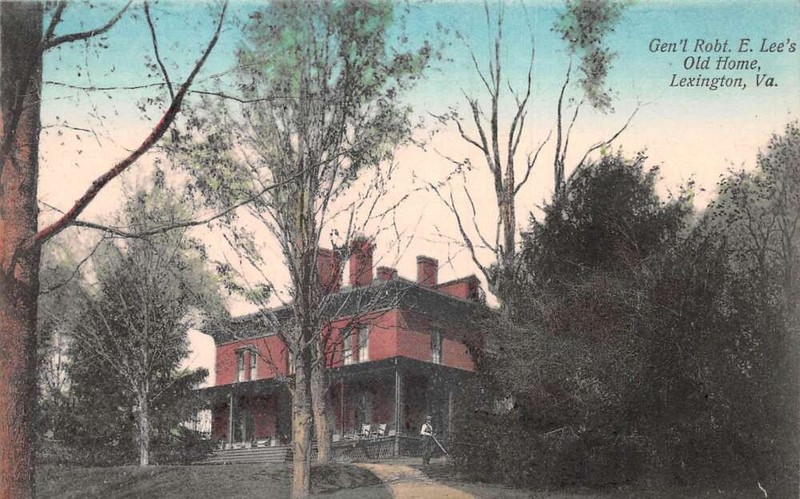 Lexington Virginia General Lees Old Home Vintage Postcard AA115848
