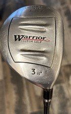Warrior Custom Built 3 Wood 15 Tour XP-F Graphite Shaft Model R 2-A Senior Flex