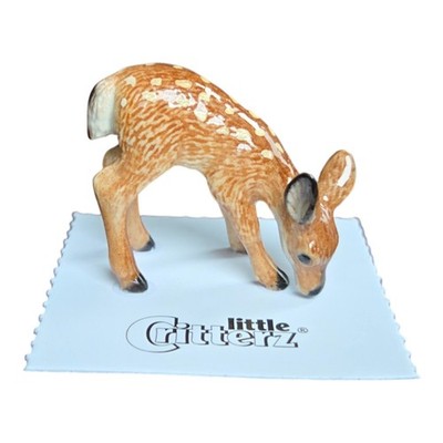 LITTLE CRITTERZ Deer Fawn ''Ophrah'' Miniature Figurine New FREE SHIPPING LC107