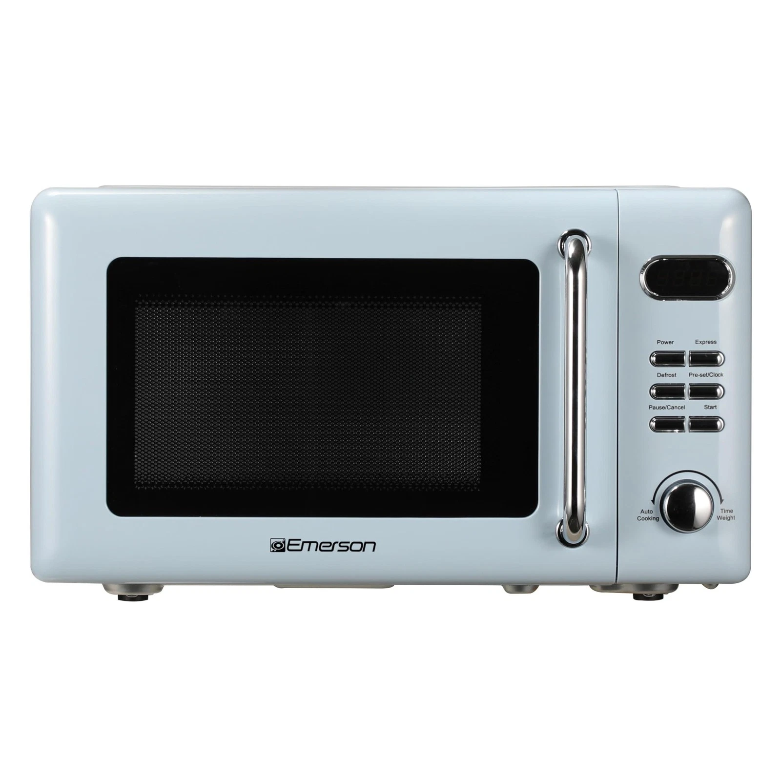 Emerson MWR7020BL Retro Compact Countertop Microwave 0.7, Thunderbird Blue
