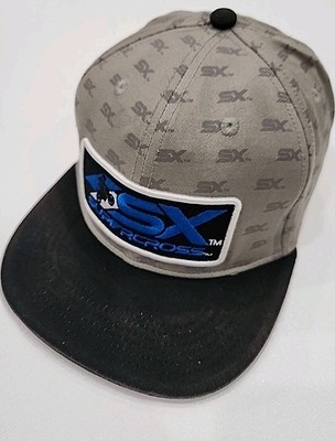 SX Supercross Hat Flat Bill Cap Front Patch Adult BMX SK8 skateboarding Bike