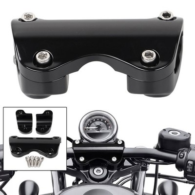 1.25'' Handlebar Risers Top Clamp For Harley Road Glide FLTRX 1988-23 2011 2013