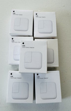 Lot of 7 Genuine Apple 12W USB Wall Charger Power Adapter Blocks A2167 New OEM