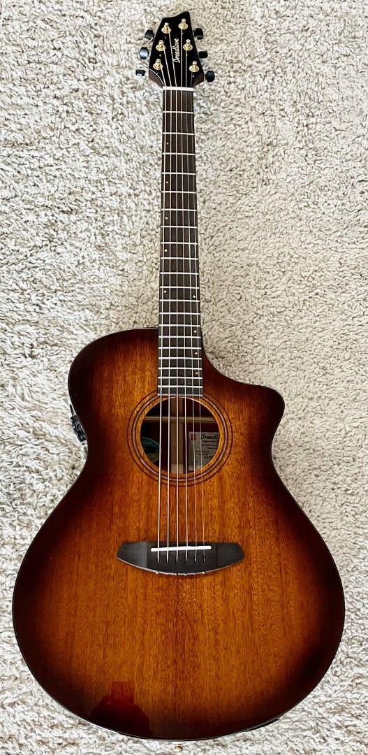 Акустическая и электрическая гитара Breedlove Organic Wildwood Pro Concert CE - Tigers Eye 120990₽