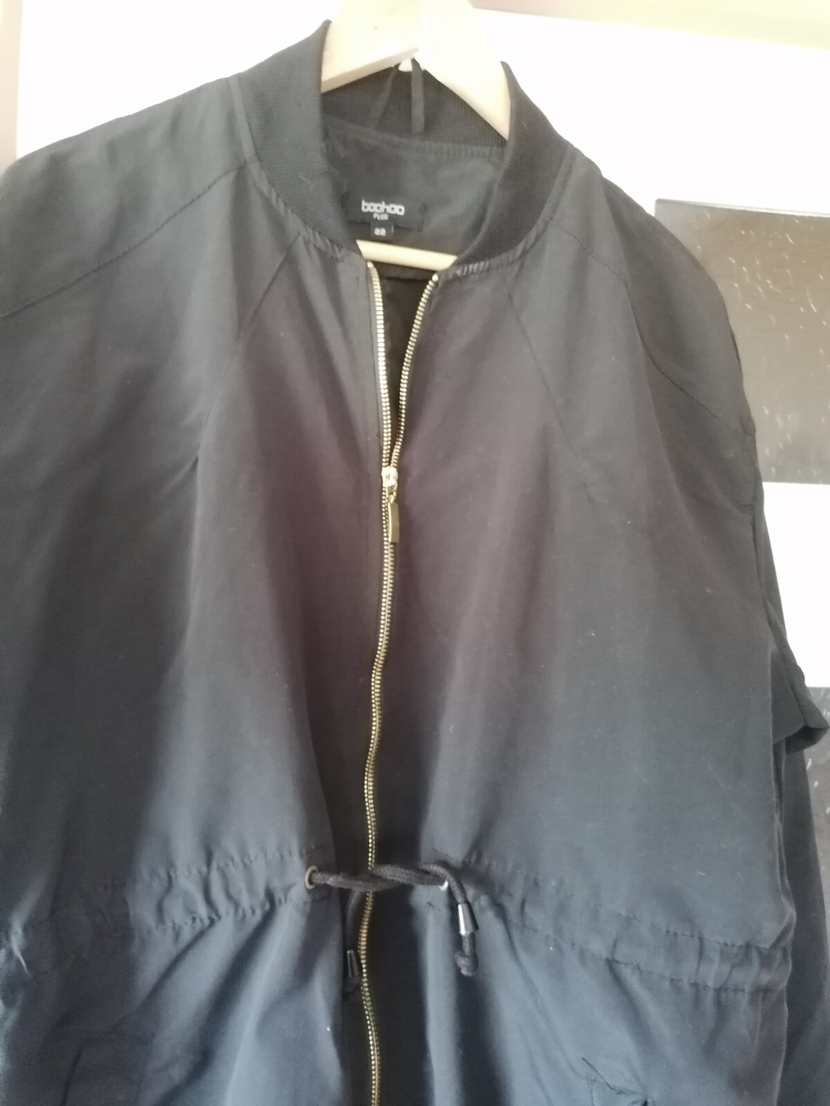 Ladies Boohoo Plus black jacket size 2022 eBay